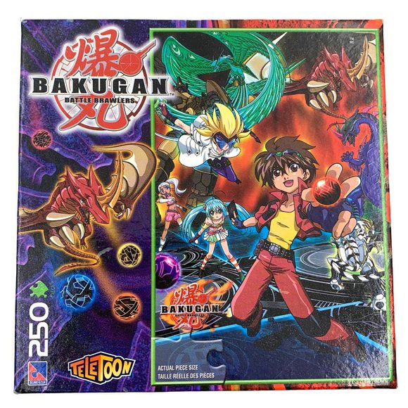 Bakugan Battle Brawlers Puzzle 2008 Teletoon 250 Piece Nelvana - Picture 1 of 5